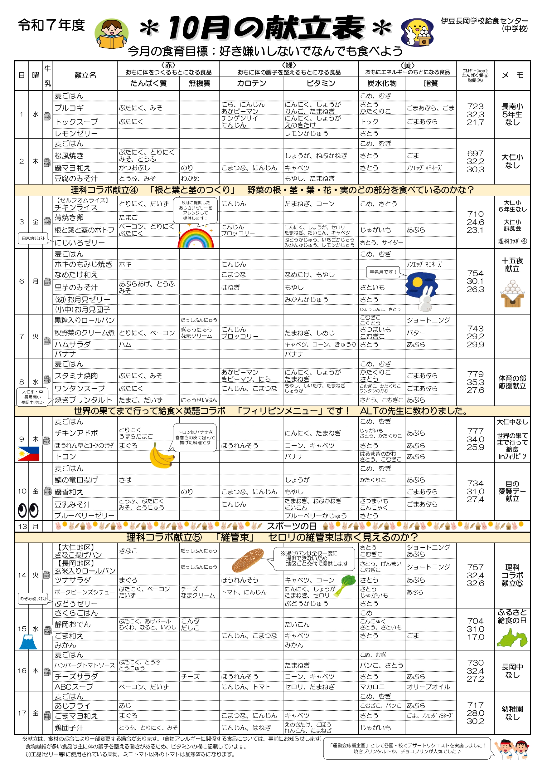 10月分献立表【長岡】中+_page-0001